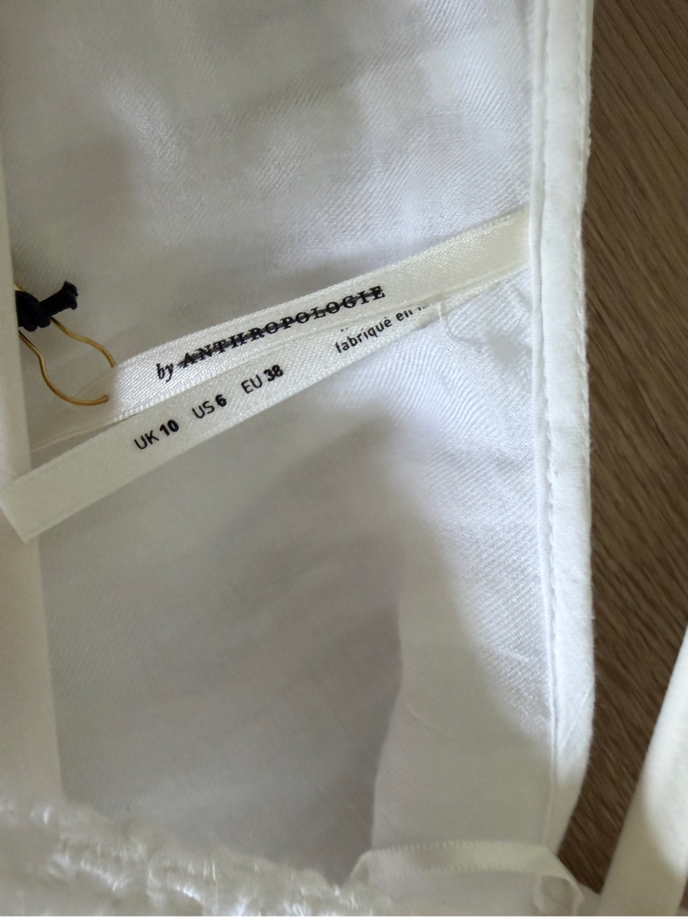 Anthropologie White Eyelet Dress - Picture 4 of 5